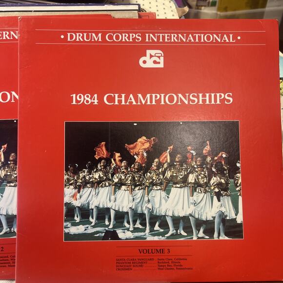 1984 DRUM CORPS INTERNATIONAL CHAMPIONSHIPS VOLS 2+3 ULTRASONIC CLEAN Vinyl EX! - Picture 2 of 12